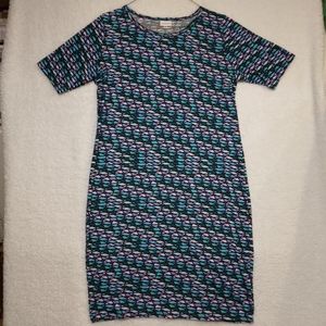 LuLaRoe Julia Dress Casual Dress Size 2XL